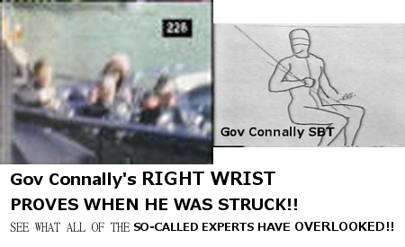 Zapruderfilm video SINGLE BULLET THEORY MAGIC shot jfk assassination kennedy connally struck Governor